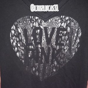 PINK VICTORIA SECRET SZS tshirt, EUC